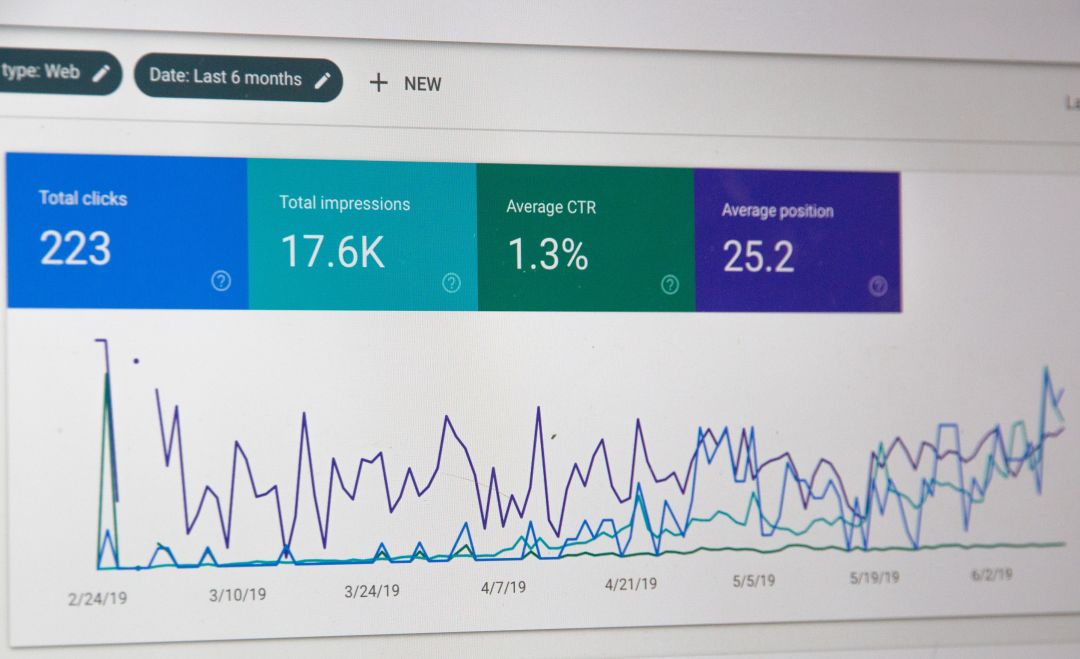 a picture of Google Search Console dashboard reviewed as part of an SEO audit